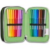 Astuccio Scuola 3 Zip Seven Brainrot ombardiro Crocodillo