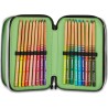 Astuccio Scuola 3 Zip Seven Brainrot ombardiro Crocodillo
