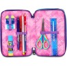 Seven Astuccio Scuola 3 zip PINK FUSION