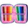 Seven Astuccio Scuola 3 zip PINK FUSION