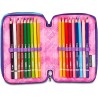 Seven Astuccio Scuola 3 zip PINK FUSION