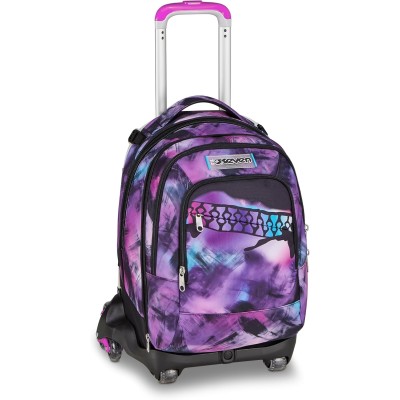 Seven Trolley Scuola Jack 8 Ruote Detach PINK FUSION