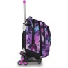 Seven Trolley Scuola Jack 8 Ruote Detach PINK FUSION