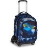 Seven Trolley Scuola Jack 8 Ruote Detach BLU FUSION