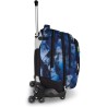 Seven Trolley Scuola Jack 8 Ruote Detach BLU FUSION