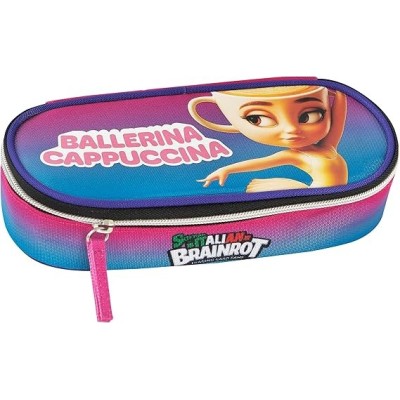 Astuccio Ovale Organizzato Skifidol Italian Brainrot Ballerina Cappuccina