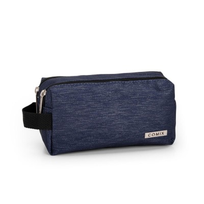Bustina Comix 2 Zip Lurex Blu - Eleganza e Funzionalità