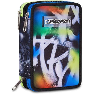 Astuccio Scuola Seven 3 Zip BUZZY BOY