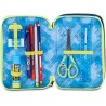 Astuccio Scuola Seven 3 Zip BLU FUSION