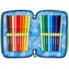 Astuccio Scuola Seven 3 Zip BLU FUSION