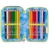Astuccio Scuola Seven 3 Zip BLU FUSION