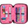 Mitama Astuccio Scuola 3 Scomparti con 47 Pezzi LOVEBEAT
