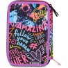 Mitama Astuccio Scuola 3 Scomparti con 47 Pezzi LOVEBEAT