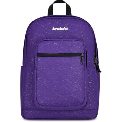 Zaino Scuola Invicta Jelek Shine con Effetto Brillantini ROYAL PURPLE - Viola
