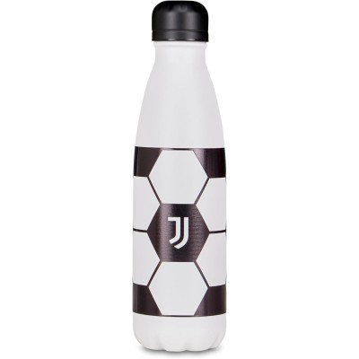 Seven Borraccia Termica Juventus, Bianco, 500ml, Acciaio Inox