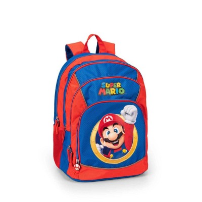 Zaino Scuola Organizzato Super Mario