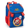 Zaino Estensibile Super Mario Blu con Astuccio 3 Zip