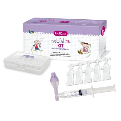 Buona Nebial 3% KIT - 20 Flaconcini di Soluzione Ipertonica 