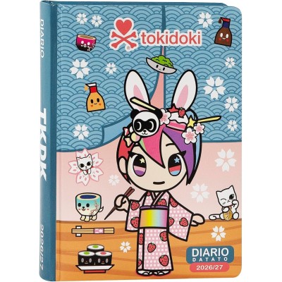 Diario Scolastico Tokidoki Azzurro 2026-2027