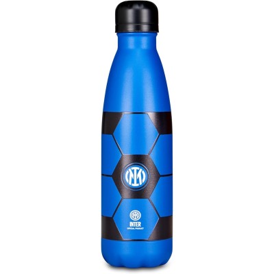 Seven Borraccia Termica Inter, Bianco, 500ml, Acciaio Inox
