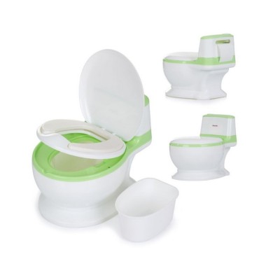 Vaso da Toilette per Bambini Chipolino Green Lux con Suono di Scarico