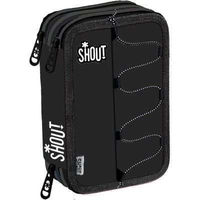 Astuccio 3 Zip Completo Shout per Scuola