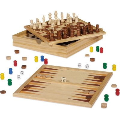 Dal Negro DAL Top Games 30x30 - Giochi da Tavolo in Legno