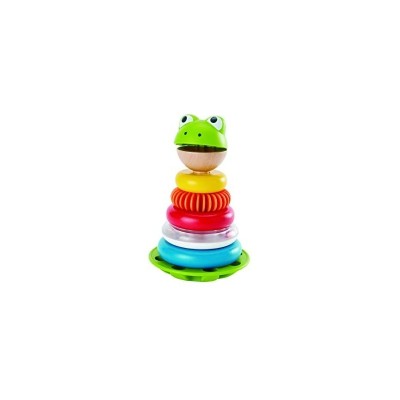 Hape Mr. Frog Anello Impilabile - Giocattolo Educativo in Legno