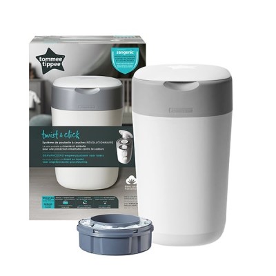Tommee Tippee contenitore per Pannolini Twist&Click bianco
