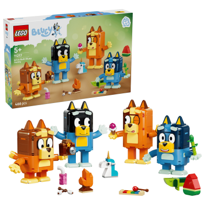 Famiglia Bluey in mattoncini LEGO® - Set 11217