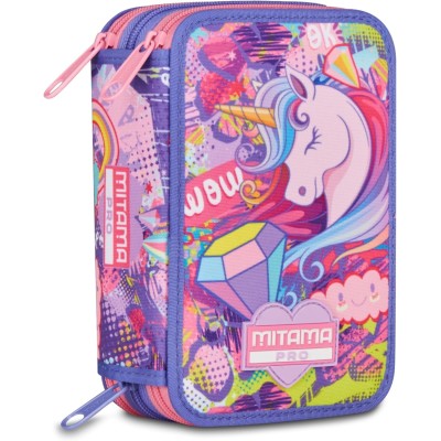 Mitama Astuccio Scuola 3 Scomparti - FairyUnicorn