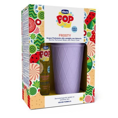 Chicco POP Set "Frosty" Acqua Profumata alla Vaniglia con Astuccio in Silicone
