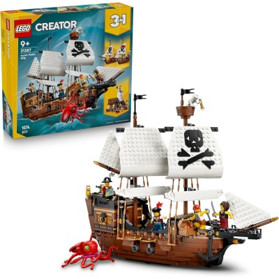 Iconica Nave da Pirata LEGO Creator 3-in-1