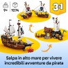 Iconica Nave da Pirata LEGO Creator 3-in-1