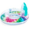 Ciambella Gonfiabile Tie Dye Deluxe con Porta Bicchiere 118 cm