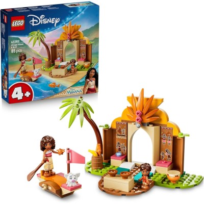 LEGO Disney Vaiana Casa del Villaggio e Barca 43282