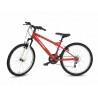 Mountain Bike 24" Ammortizzata Beraud 18V - Rossa