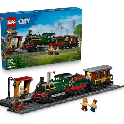 LEGO City 60511 Treno a Vapore Vintage - Set da Costruzione