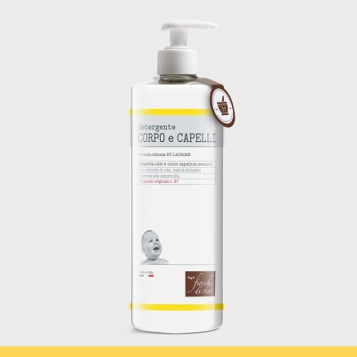 Detergente Corpo e Capelli alla Camomilla Fiocchi di Riso 750ml