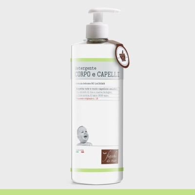 Detergente Corpo e Capelli Talco Fiocchi di Riso 750 ml