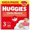 HUGGIES MOVERS GIGA TG.3 4-9KG 168PZ