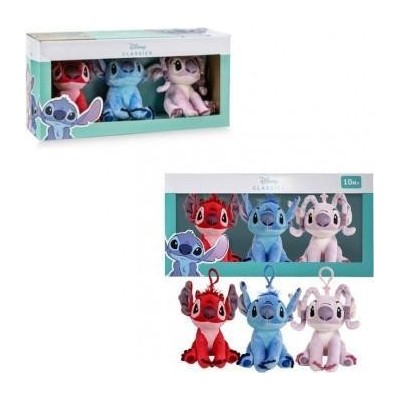 Portachiavi Disney: Stitch, Angel e Leroy in Set da 3 Pezzi