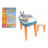 Scrivania Hot Wheels Desk per Bambini con Sgabello