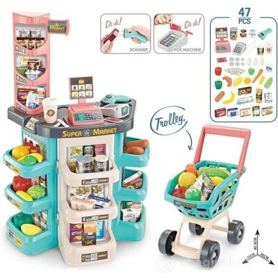 Banco Supermarket 47 Pezzi (44281) - Gioco Educativo per Bambini