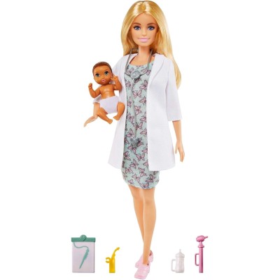 Barbie Playset Pediatra con Bambola e Accessori Medici - GVK03