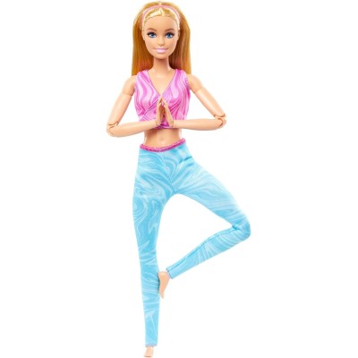 Barbie Made to Move: Ginnasta Snodata con 22 Punti di Movimento