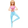 Barbie Ginnasta Snodata Fatta per Muoversi con 22 Punti di Articolazione