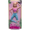 Barbie Ginnasta Snodata Fatta per Muoversi con 22 Punti di Articolazione