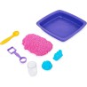 Kinetic Sand Castello di Sabbia Cinetica Shimmer - Set con 454g di Sabbia Glitterata
