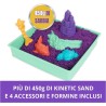 Kinetic Sand Playset Castelli di Sabbia con Vaschetta e Accessori